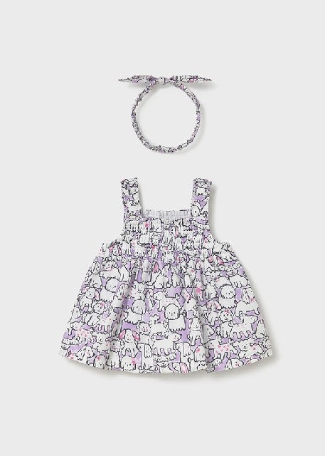 Vestido y diadema             Lilac