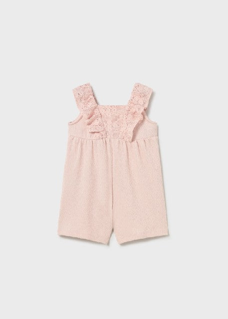 Mono corto combinado guipur   Peonia