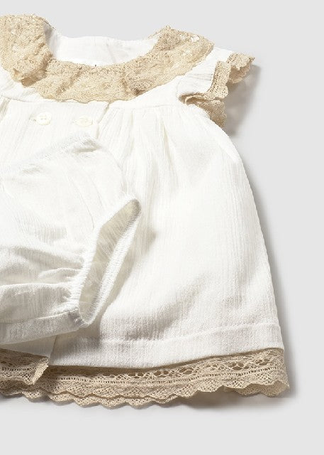 Vestido tiras                 Nata