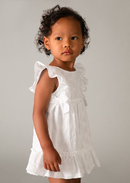 Vestido bordado               Blanco