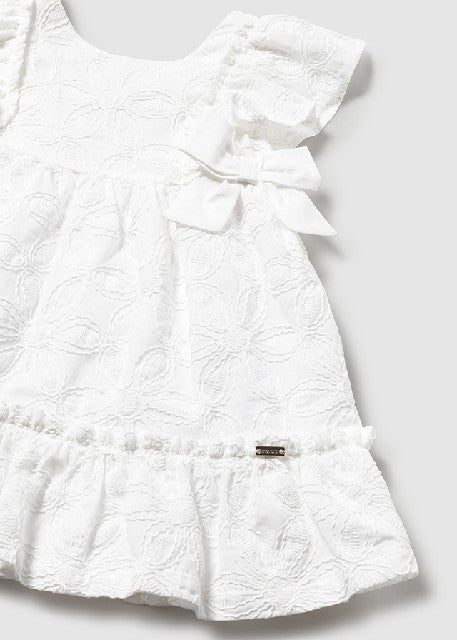 Vestido bordado               Blanco