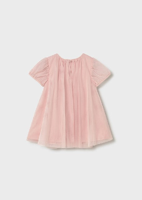 Vestido tul con bolso         Peonia