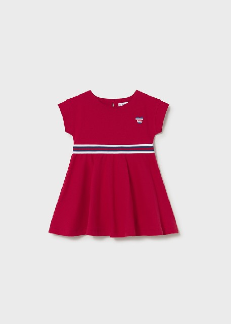 Vestido punto granito         Rojo