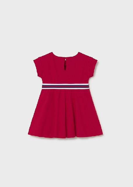 Vestido punto granito         Rojo