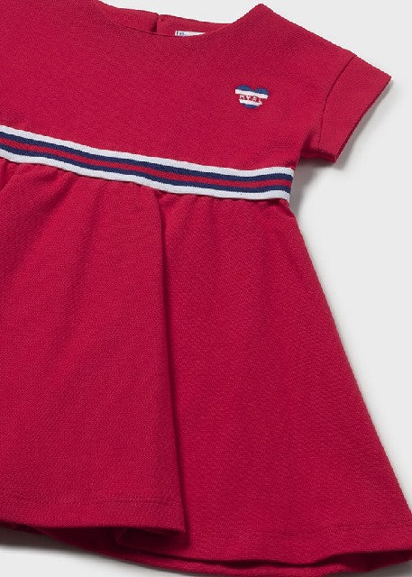 Vestido punto granito         Rojo