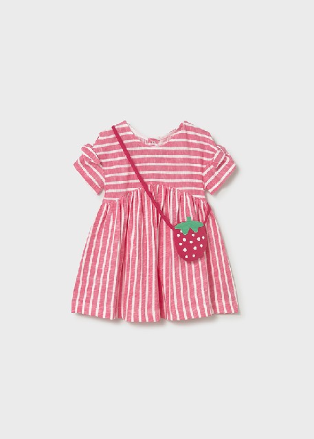 Vestido con bolso             Geranio