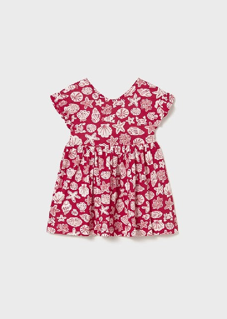 Vestido punto granito         Rojo