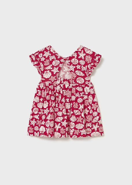 Vestido punto granito         Rojo