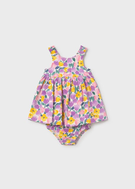 Vestido estampado con braguit Lilac