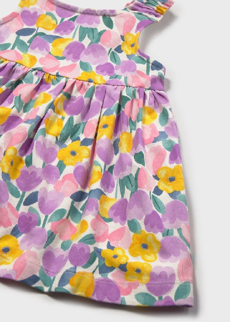 Vestido estampado con braguit Lilac