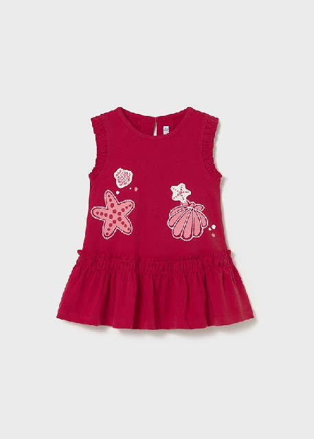Vestido serigrafia            Rojo
