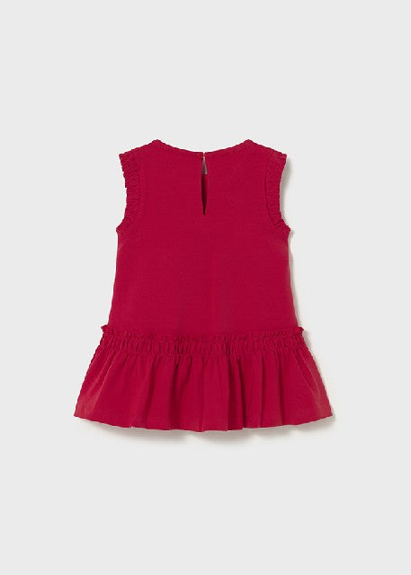 Vestido serigrafia            Rojo
