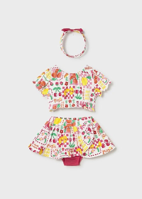 Conj. falda 3 piezas          Hibisco