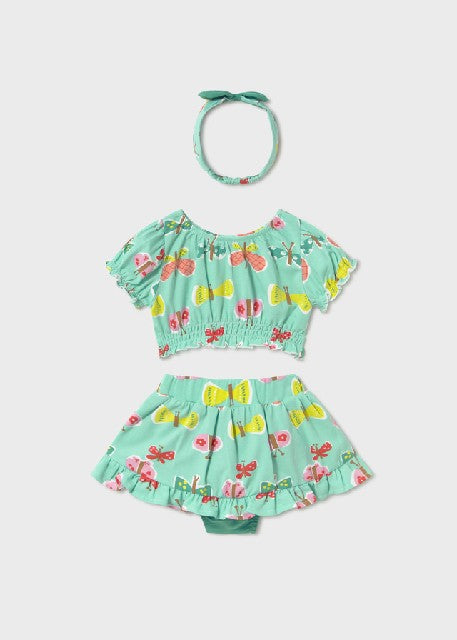 Conj. falda 3 piezas          Turquesa