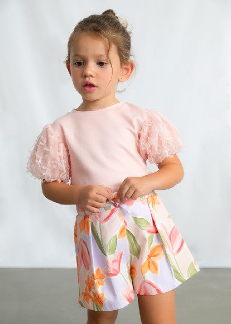 Camiseta m/c tul fantasia     Blossom