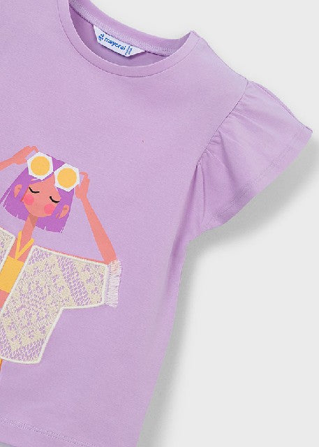 Camiseta m/c                  Lilac