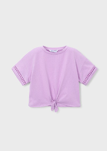 Camiseta m/c nudo             Lilac