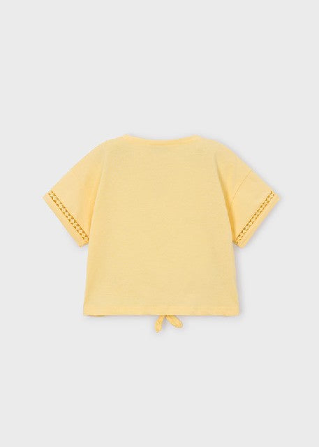 Camiseta m/c nudo             Vainilla