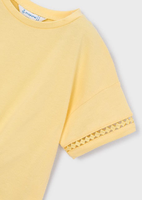 Camiseta m/c nudo             Vainilla