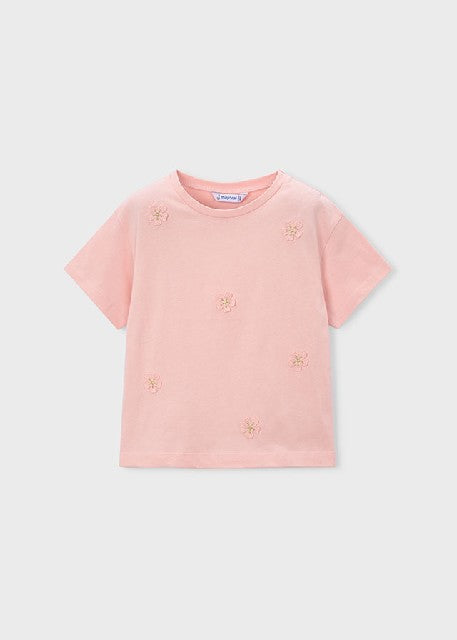 Camiseta m/c aplique          Blossom
