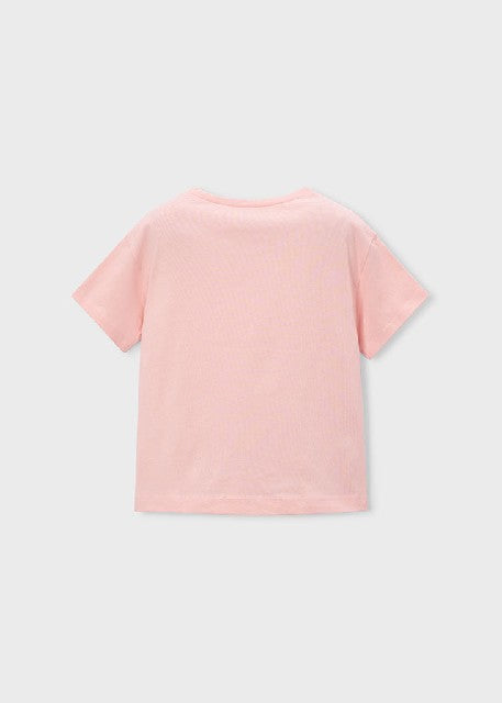 Camiseta m/c aplique          Blossom