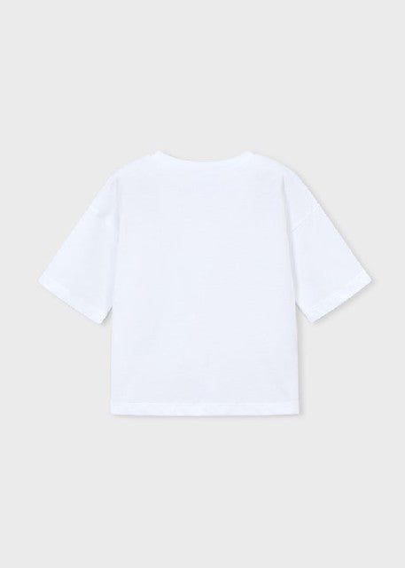 Camiseta m/c                  Bco-lilac