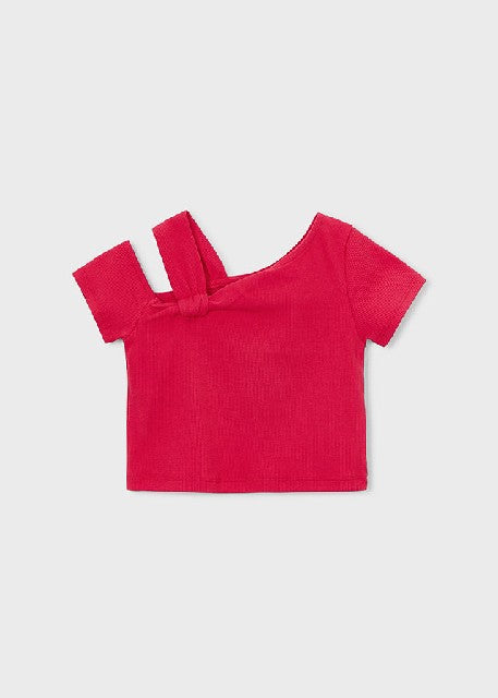 Camiseta m/c asimetrica       Persimon