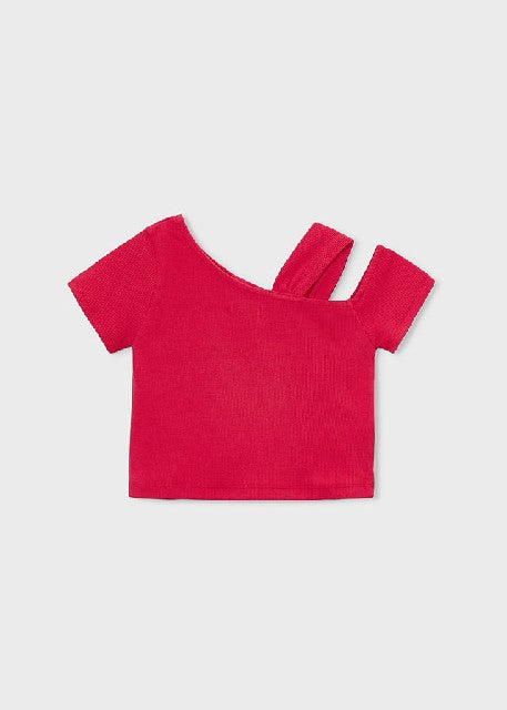 Camiseta m/c asimetrica       Persimon
