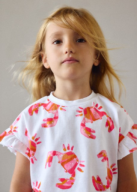Camiseta m/c estampada        Crd-gerani