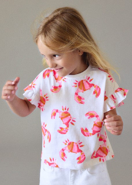 Camiseta m/c estampada        Crd-gerani