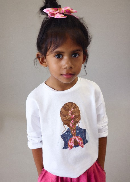 Camiseta m/l coletero         Blanco