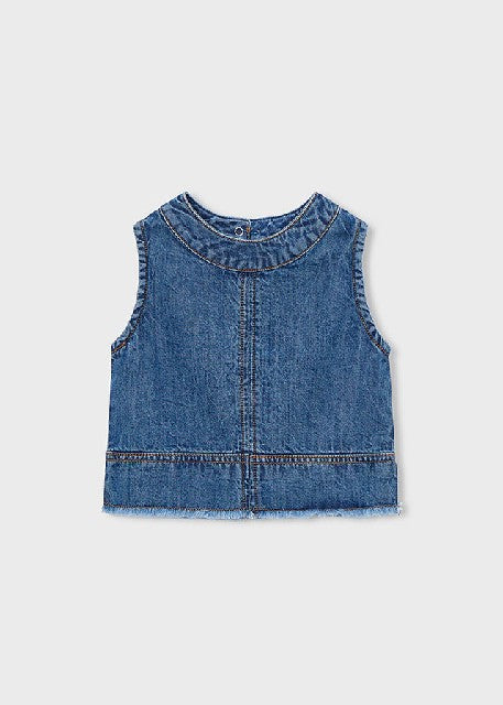 Top denim fluido              Oscuro