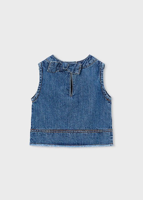 Top denim fluido              Oscuro
