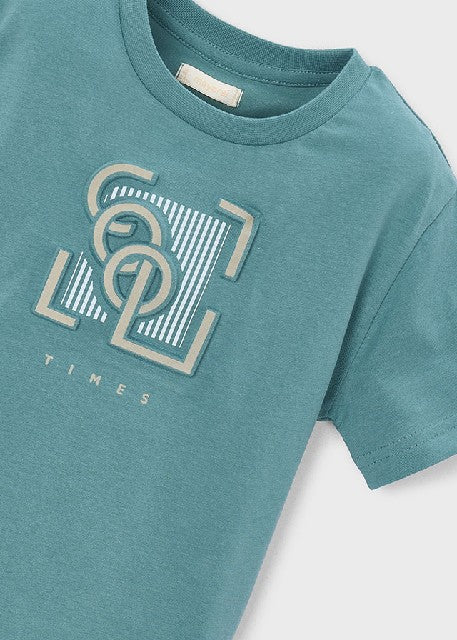 Camiseta m/c embossed         Alga