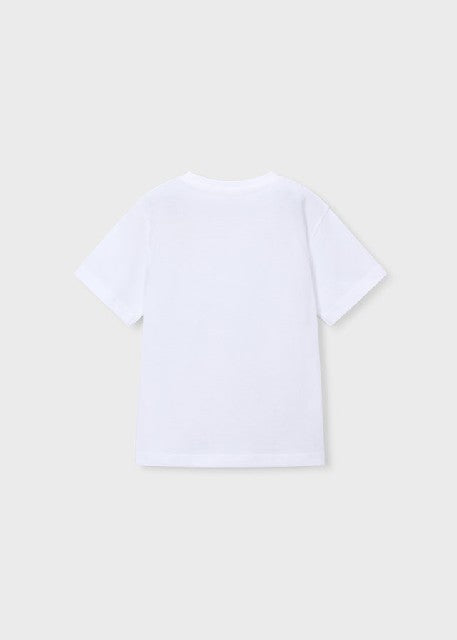 Camiseta m/c embossed vespa   Blanco