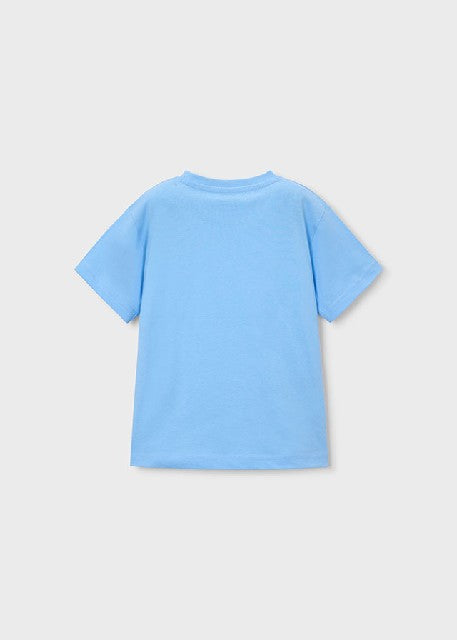 Camiseta m/c -good day-       Celeste