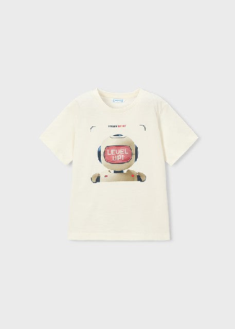 Camiseta m/c lenticular       Nata