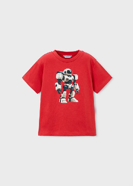 Camiseta m/c robot            Tomate