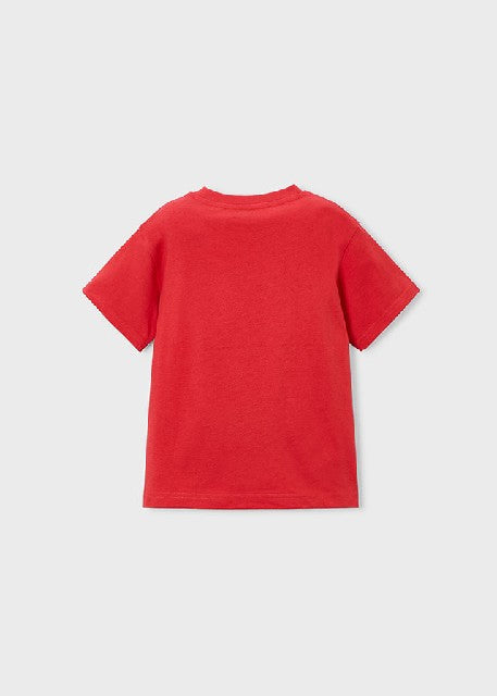 Camiseta m/c robot            Tomate