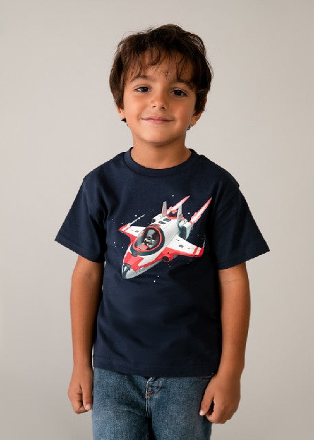 Camiseta m/c nave             Marino