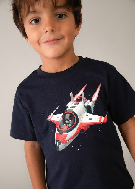 Camiseta m/c nave             Marino