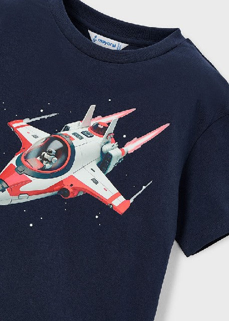 Camiseta m/c nave             Marino