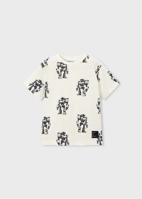 Camiseta m/c estampada        Robots