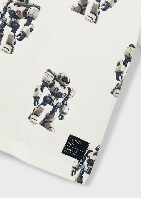 Camiseta m/c estampada        Robots