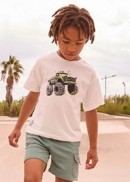 Camiseta m/c truck            Nata