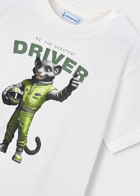 Camiseta m/c driver           Nata