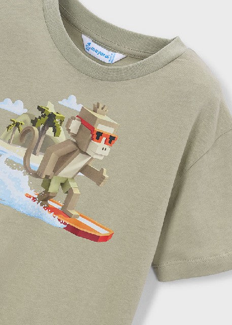 Camiseta m/c mono -surf       Bambu