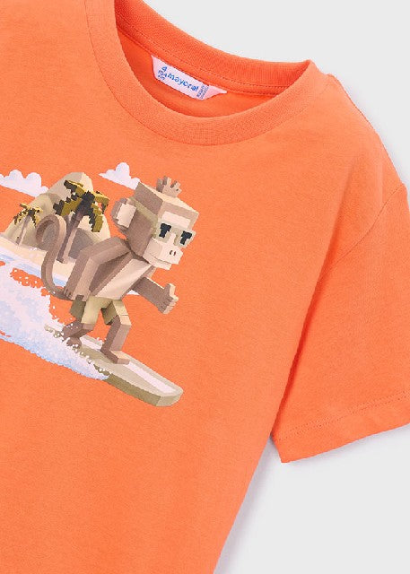 Camiseta m/c mono -surf       Naranja