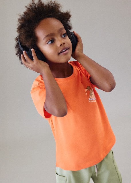 Camiseta m/c mix and match    Naranja