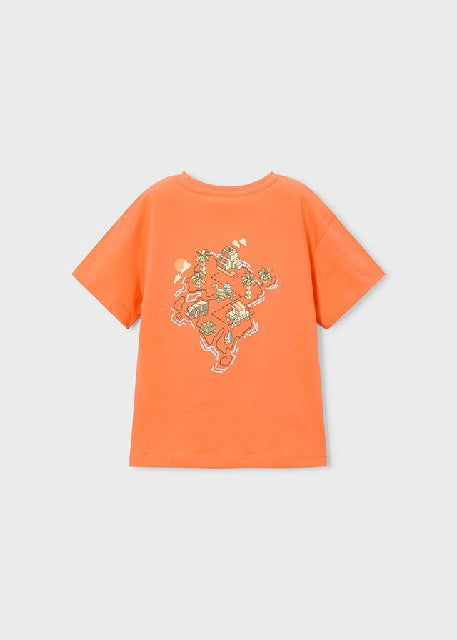 Camiseta m/c mix and match    Naranja